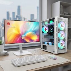 Gamer Core I5-12500 / RTX 3050 – 6Giga / 16G ram + 1 ecran msi 24 pouces